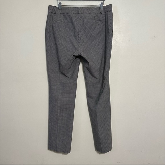 Banana Republic Wool Plaid Martin Fit Ankle Pant Lined Trouser Size 12 - Picture 2 of 5